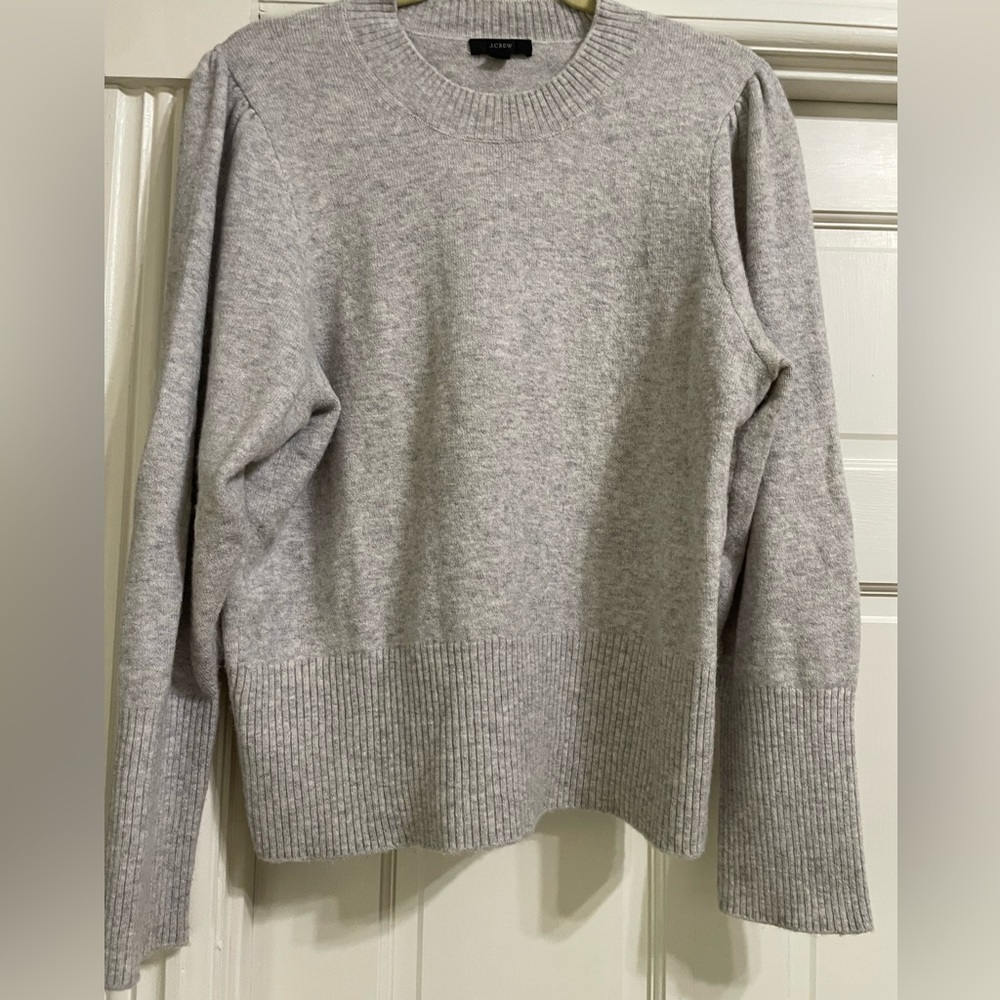 JCrew Puff Sleeve Sweater